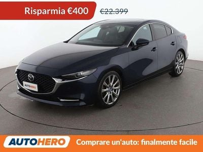 Usata Mazda 3 Exclusive 186 CV (136 kW) 2021 Blu/azzurro Berlina