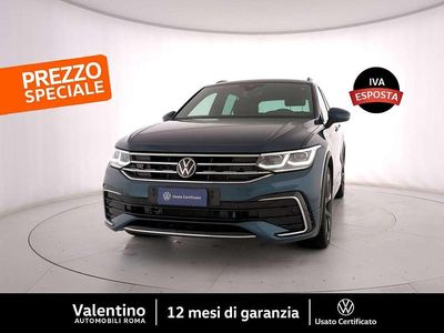 Usata VW Tiguan R-line 150 CV (110 kW) 2023 Blu/azzurro SUV