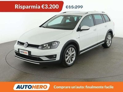 Usata VW Golf VII 185 CV (136 kW) 2016 Bianco Station wagon