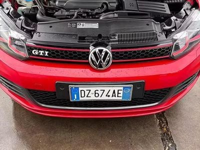 Usata VW Golf VI GTI 211 CV (155 kW) 2009 Rosso Utilitaria