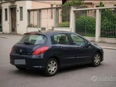 Usata Peugeot 308 98 CV (72 kW) 2010 Blu Berlina