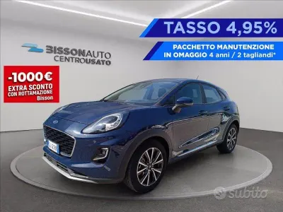 Usata Ford Puma Titanium 125 CV (91 kW) 2022 Blu SUV