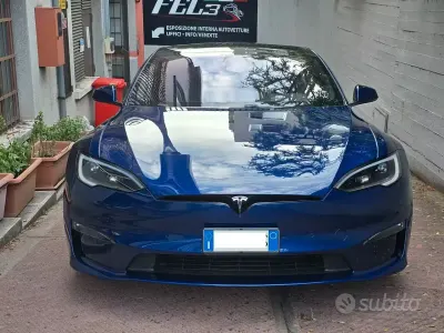 Usata Tesla Model S Long Range AWD 217 kW (296 CV) 2023 Blu/azzurro Utilitaria