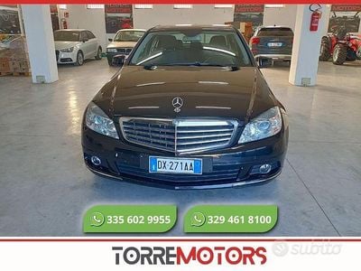 Usata Mercedes C220 Elegance 170 CV (125 kW) 2009 Nero Berlina
