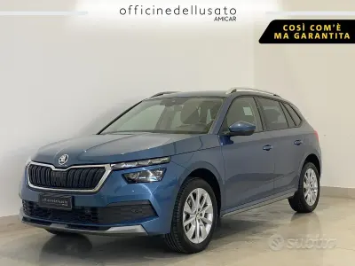 Usata Skoda Kamiq Style 90 CV (66 kW) 2021 Blu titanio metallizzato SUV