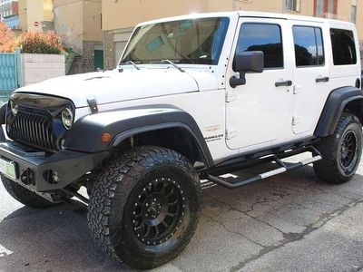Usata Jeep Wrangler Sahara 200 CV (147 kW) 2014 Bianco SUV