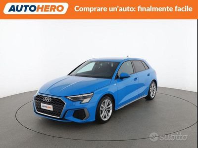 Usata Audi A3 S-Line 150 CV (110 kW) 2022 Blu Berlina