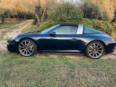 Usata Porsche 991 350 CV (257 kW) 2014 Blu Cabrio