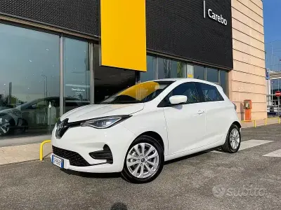 Usata Renault Zoe Zen 50 kW (69 CV) 2020 Bianco Utilitaria