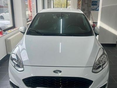 Begagnad Ford Fiesta ST-Line 125 HK (91 kW) 2018 Vit Halvkombi