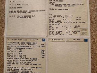 Usata Ford Focus 95 CV (69 kW) 2019 Blu Station wagon