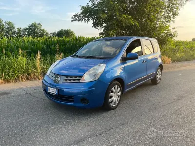 Usata Nissan Note Tekna 86 CV (63 kW) 2008 Blu Utilitaria