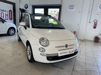 Usata Fiat 500C Lounge 69 CV (50 kW) 2014 Bianco Cabrio