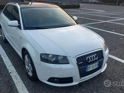 Usata Audi A3 S-Line 170 CV (125 kW) 2008 Bianco Utilitaria