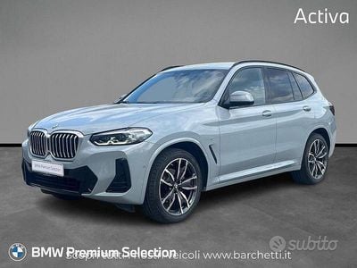 Usata BMW X3 M Sport 190 CV (139 kW) 2022 Grigio SUV