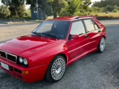 Usata Lancia Delta 90 CV (66 kW) 1992 Rosso Utilitaria