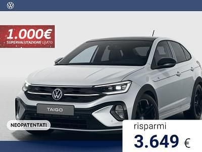 Nuova VW Taigo R-line Plus 116 CV (85 kW) 2026 Reflex silver metallizzato nero SUV