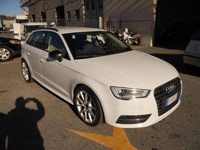 Usata Audi A3 Ambition 150 CV (110 kW) 2014 Bianco Berlina