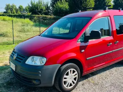 Usata VW Caddy 109 CV (80 kW) 2007 Rosso Monovolume
