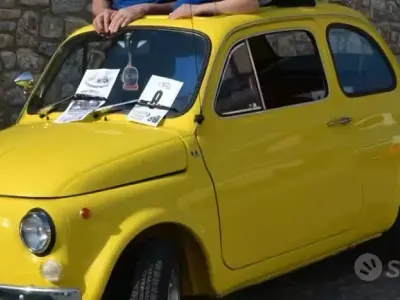 Usata Fiat 500 1970 Giallo Utilitaria