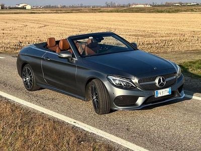 Usata Mercedes C220 Premium Plus 170 CV (125 kW) 2017 Grigio Cabrio