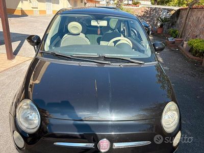 Usata Fiat 500 Lounge 2009 Nero Cabrio