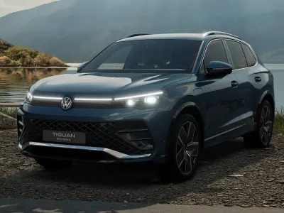 Nuova VW Tiguan R-line Plus 204 CV (150 kW) 2026 Nightshade blue metallizzato SUV