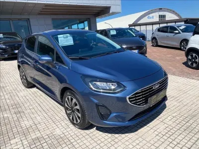Begagnad Ford Fiesta Titanium 75 HK (55 kW) 2022 Blå Halvkombi