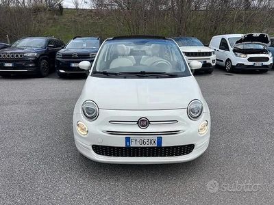 Usata Fiat 500C Lounge 69 CV (50 kW) 2019 Bianco Cabrio