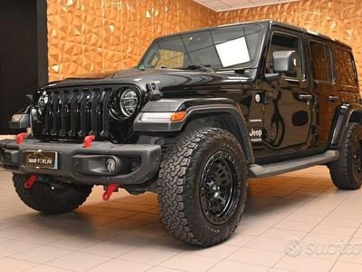 Usata Jeep Wrangler Unlimited Sahara 272 CV (200 kW) 2020 Nero SUV