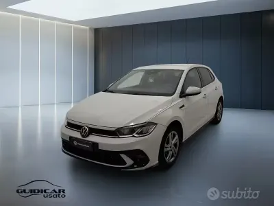 Usata VW Polo R-line 95 CV (69 kW) 2022 Giallo Utilitaria