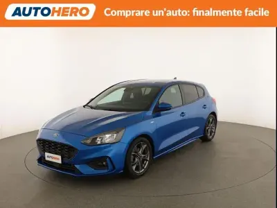 Usata Ford Focus ST-Line 120 CV (88 kW) 2021 Blu Berlina