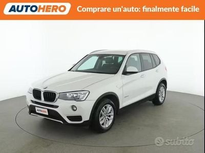Usata BMW X3 Advantage 190 CV (139 kW) 2017 Bianco SUV