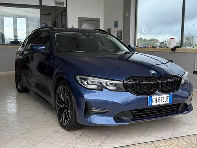 Usata BMW 320e Comfort Edition 190 CV (139 kW) 2021 Blu Station wagon