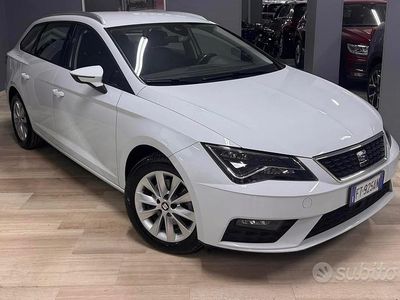 Usata Seat Leon 115 CV (84 kW) 2018 Bianco Station wagon