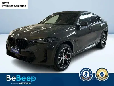 Usata BMW X6 M Sport 380 CV (279 kW) 2023 Grigio metallizzato SUV