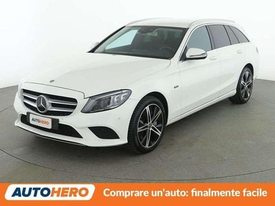 Usata Mercedes C300e Business 194 CV (142 kW) 2020 Bianco Station wagon