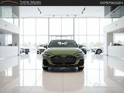 Nuova Audi A3 S-Line 150 CV (110 kW) 2025 Verde Berlina