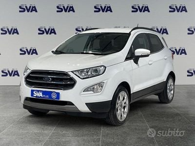 Usata Ford Ecosport Titanium 125 CV (91 kW) 2021 Bianco SUV