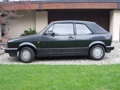 Usata VW Golf Cabriolet 75 CV (55 kW) 1990 Nero Cabrio