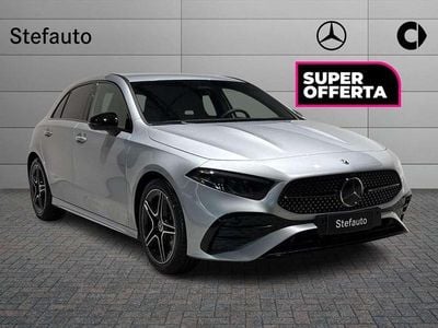 Nuova Mercedes A180 Advanced 116 CV (85 kW) 2025 Argento hightech Berlina