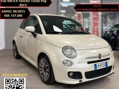 Usata Fiat 500 Pop 86 CV (63 kW) 2013 Bianco Berlina