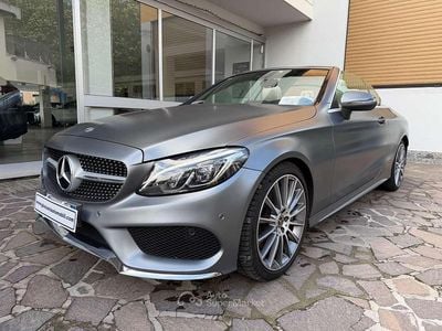 Usata Mercedes C250 Premium Plus 204 CV (150 kW) 2017 Grigio Cabrio