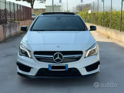 Usata Mercedes CLA45 AMG AMG 381 CV (280 kW) 2016 Bianco Coupé