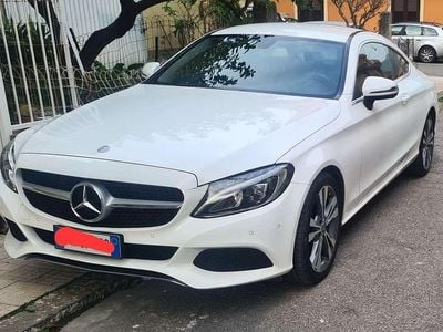 Usata Mercedes C220 Premium 220 CV (161 kW) 2017 Bianco Coupé