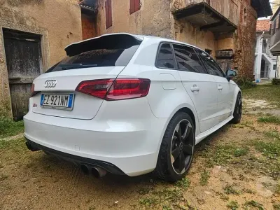 Usata Audi S3 300 CV (220 kW) 2015 Bianco Berlina