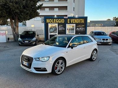 Usata Audi A3 Attraction 104 CV (76 kW) 2013 Bianco Berlina