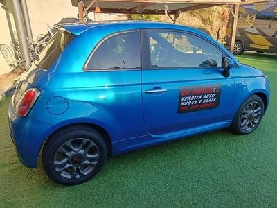 Usata Fiat 500 95 CV (69 kW) 2015 Blu/azzurro Utilitaria
