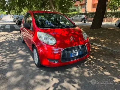 Usata Citroën C1 68 CV (50 kW) 2010 Rosso Utilitaria
