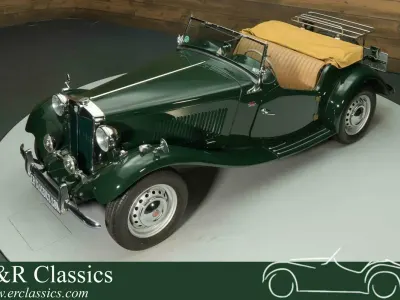 Usata MG TD 54 CV (39 kW) 1953 Verde Cabrio